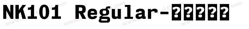 NK101 Regular字体转换